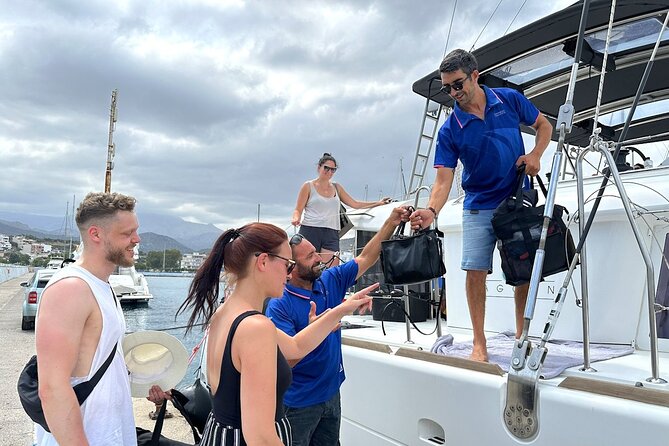 Rethymno Catamaran Cruise: Healthy Lunch & Open Bar - Rethymno Port Start: Welcome Drinks, Then Food That Sets the Tone