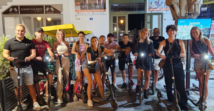 Rethymno: e-Scooter tour on the old and new town - The Prefecture Building, Then Sea Views and Seafood Taverns