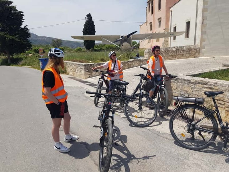 Rethymno: Guided e-Bike Tour on Mili Gorge and soft drinks - Halevi Monastery: Venetian stone and a calm change of pace