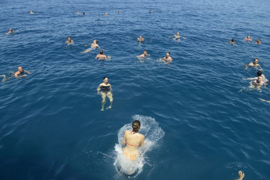 Rethymno: Pirate Boat Cruise with Swimming Stops - Kefalas Bay Swimming Time: Masks, Tubes, and Clear-Water Fun