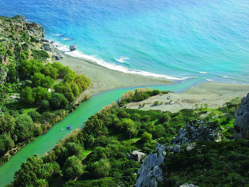 Rethymno: Preveli Beach Damnoni Beach Kourtaliotiko Day Trip - Damnoni Beach Stop: A Classic Warm-Up Before Preveli