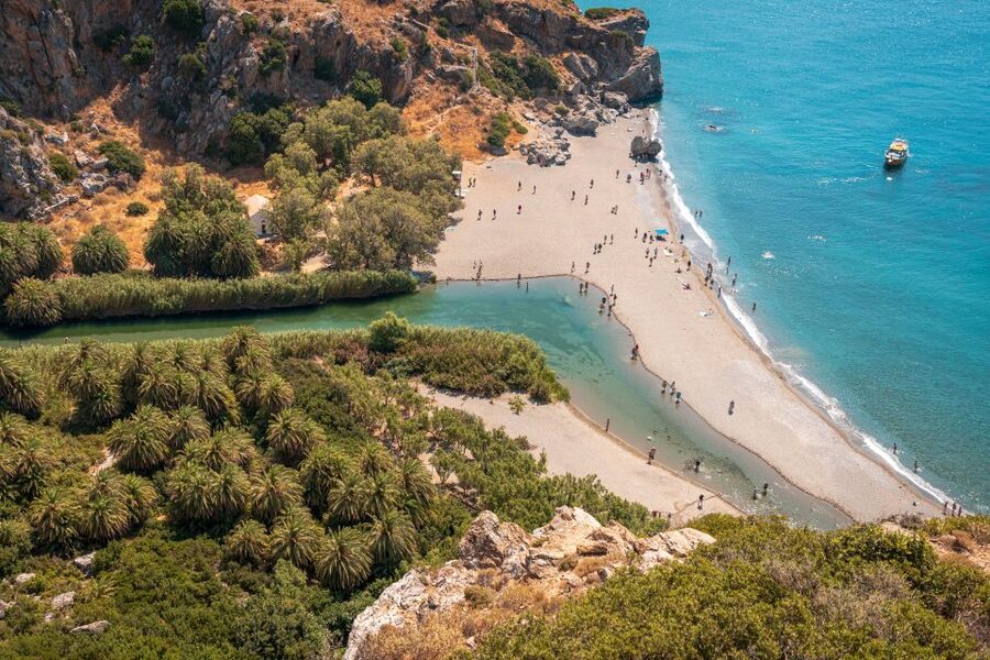 Rethymno: Preveli Beach Damnoni Beach Kourtaliotiko Day Trip - Preveli Palm Beach: The Big Show, and How to Enjoy It Without Stress
