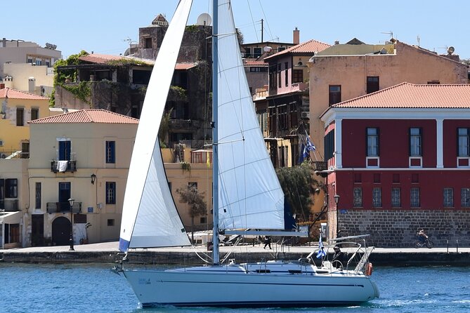 Sailing Cruises Chania - The Lighthouse of Chania Stop: Your Main Stretch for Swimming and Relaxing