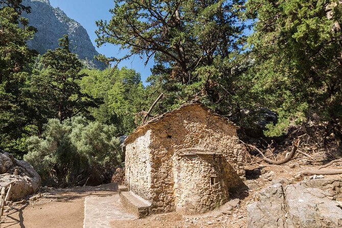 Samaria Gorge Hiking from Chania with Professional Hiking Guide - The Old Village of Samaria halfway through: water, toilets, and practical safety