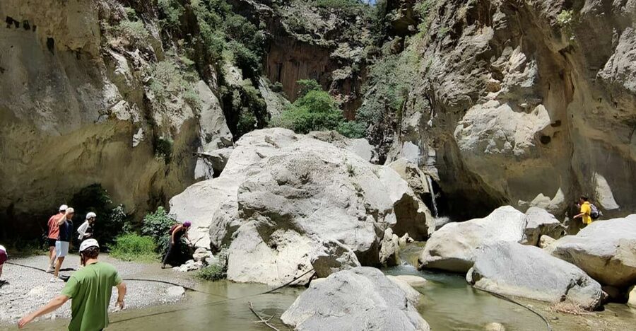 Sarakina Gorge - Southern Crete hiking & swim Adventure - Kritsa village with a guided walk and real village texture
