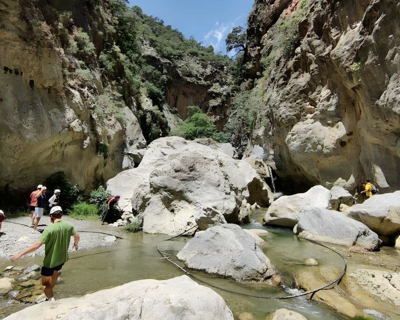 Sarakina Gorge - Southern Crete hiking & swim Adventure - Photo stop viewpoint and Mirabello Gulf panoramas