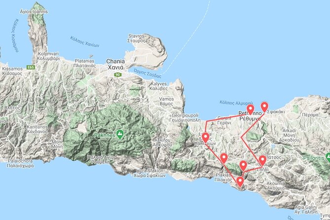 Secrets of West Crete & Rethymno Town Private Tour from Chania - Stop 2: Spili, flowing waters, and herb gardens