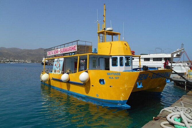 Semi-Submarine Tour from Agios Nikolaos - Underwater time in Mirabello Bay: fish, possible turtles, and the audio track