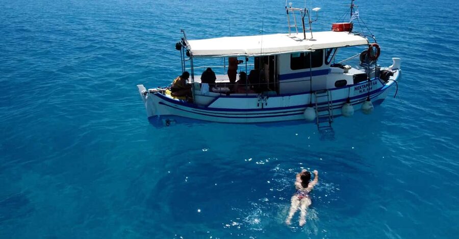 Sfakia fishing trip daytime - Key points