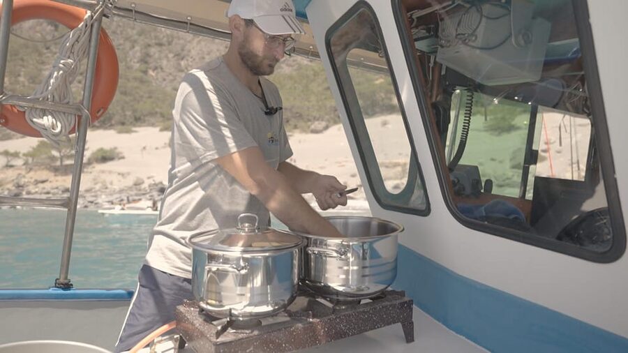Sfakia fishing trip daytime - Marmara and Agios Pavlos Beach Stops for Swims and Snorkel Time