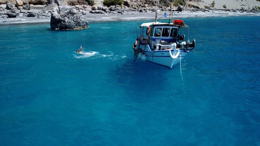 Sfakia fishing trip daytime - Loutro and the Scenic Break While Lunch Happens