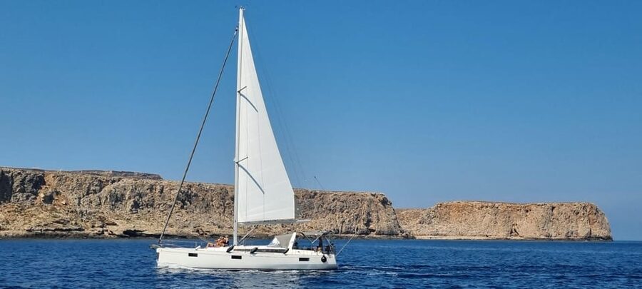 Shared Balos and Gramvousa Sailing Trip with Meal and Drinks - Balos Lagoon: swim, snorkel, and actually slow down