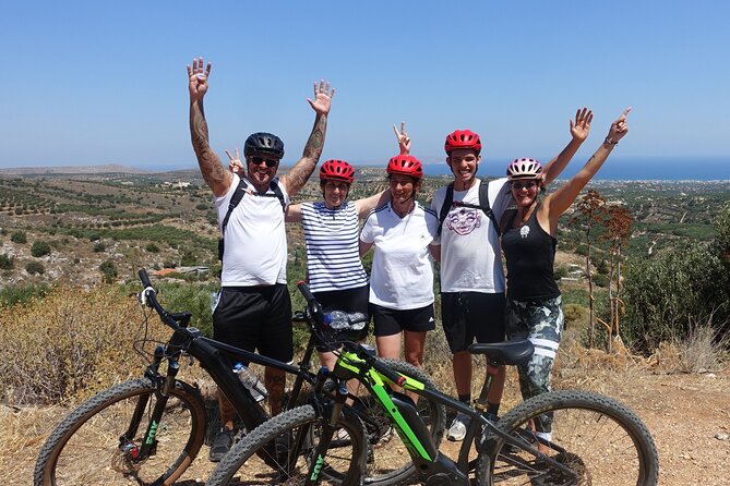 Small Villages and Cretan Nature. E-Bike tour - The cave and the monastery-style sight: history you can feel in your legs