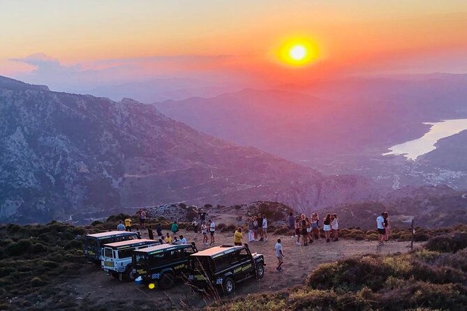 Sunset Jeep Tour in Crete - Potamies Mitato: Meeting the Shepherd and Family at a Cretan Village Stop