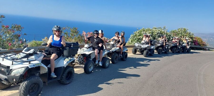 Sunset Quad Safari Tour in Crete - Sfentili Lake and the mountain stop with eagles